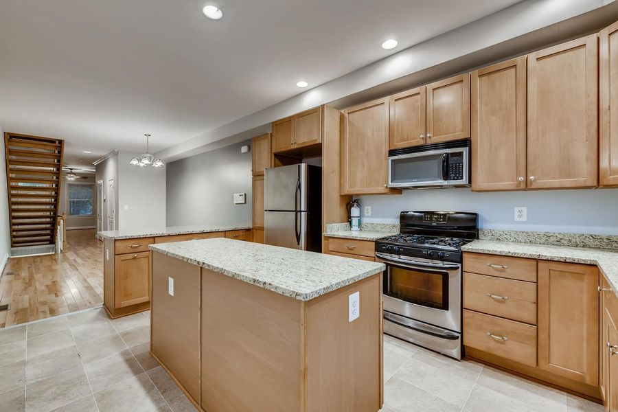 A beautiful Baltimore kitchen inside a rental home